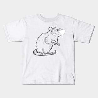 Rat with Mask Kids T-Shirt